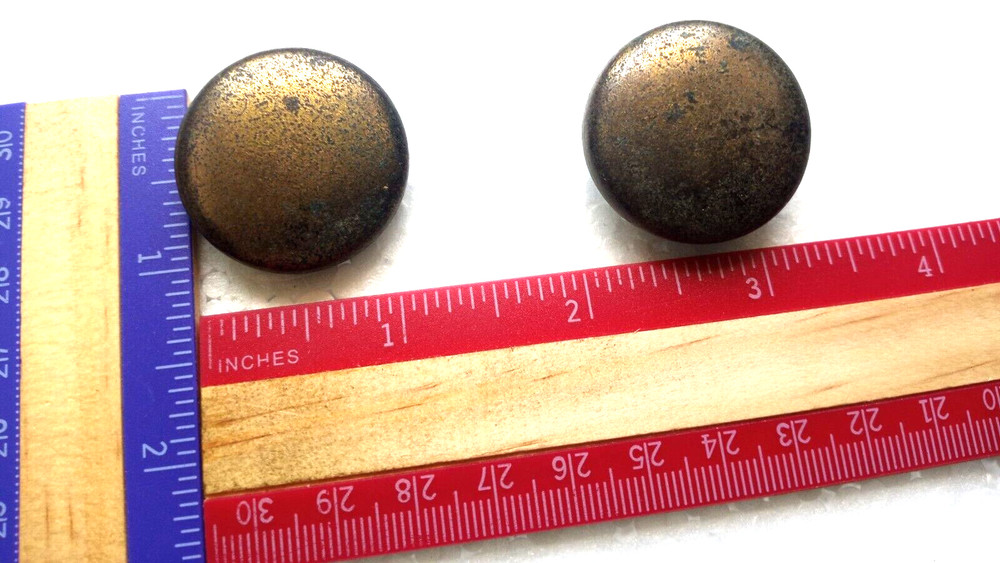CABINET or drawer  Hardware SOLID BRASS KNOB handle KEELER BRASS CO.