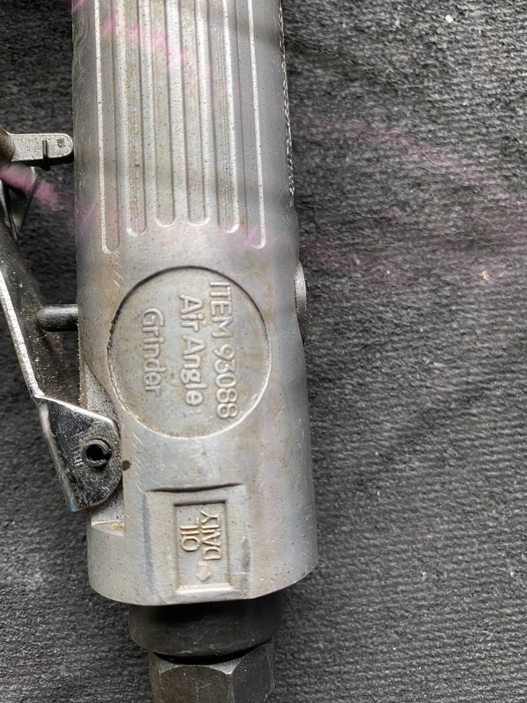 Central Pneumatic Right Angle Air Die Grinder & Blade,untested