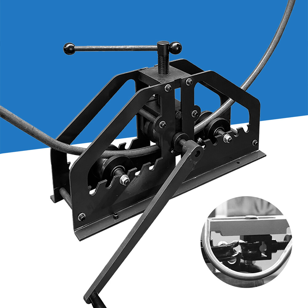 Manual Tube Roller Bender Pipe Roller Heavy Duty 1.5" Round Pipe Roller Tool