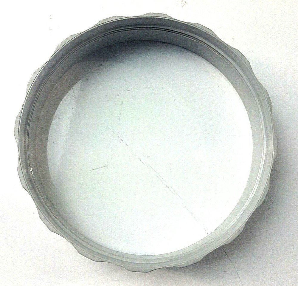 Gray Round Gauge Bezel 4"