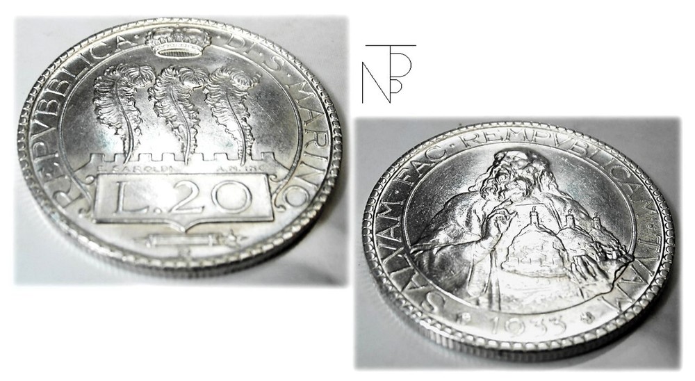 San MARINO (Republic) READ 20 1933
