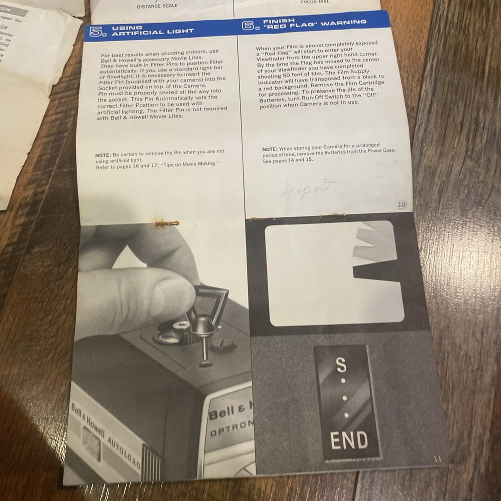 ORIGINAL!! Bell & Howell 430 Autoload Super 8mm camera Manual Instructions Book
