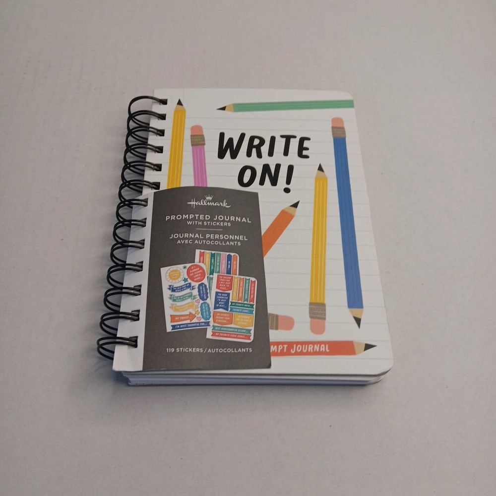 Hallmark Write On! Sticker Prompt Journal