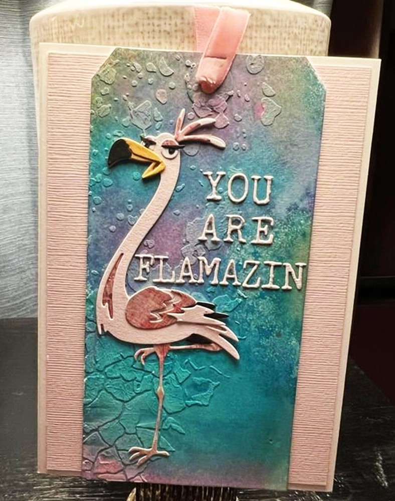 Sizzix Thinlits 9pc set - Gladys Colorize #665851 Retail $24.99 design Tim Holtz