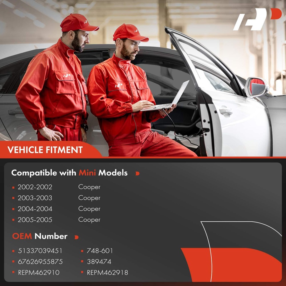 A-Premium Front Left Driver Window Regulator w/ Motor for Mini Cooper 2002-2005