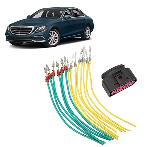 Headlight Plug Harness, Headlight Connector Pigtail Plug Replacement for Benz