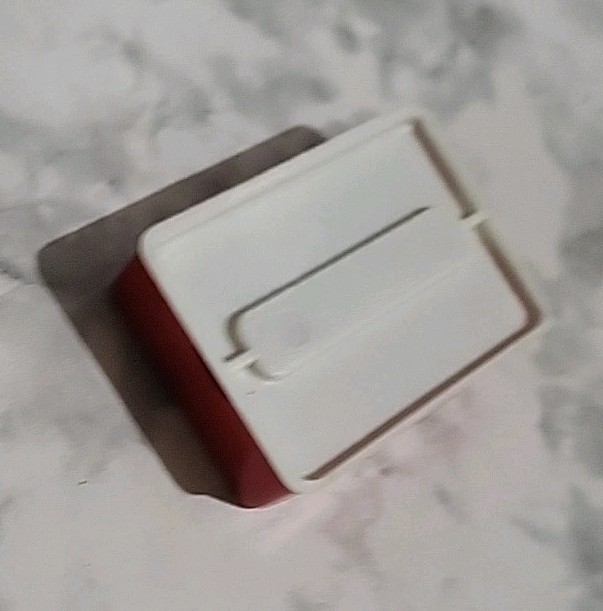 Vintage German Plastic Automatic Needle Threader Stand Case Miniature 2 Chimneys