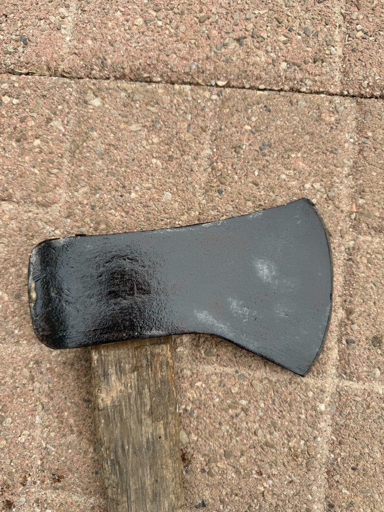 Vintage Single Axe On 34” Wood Handle