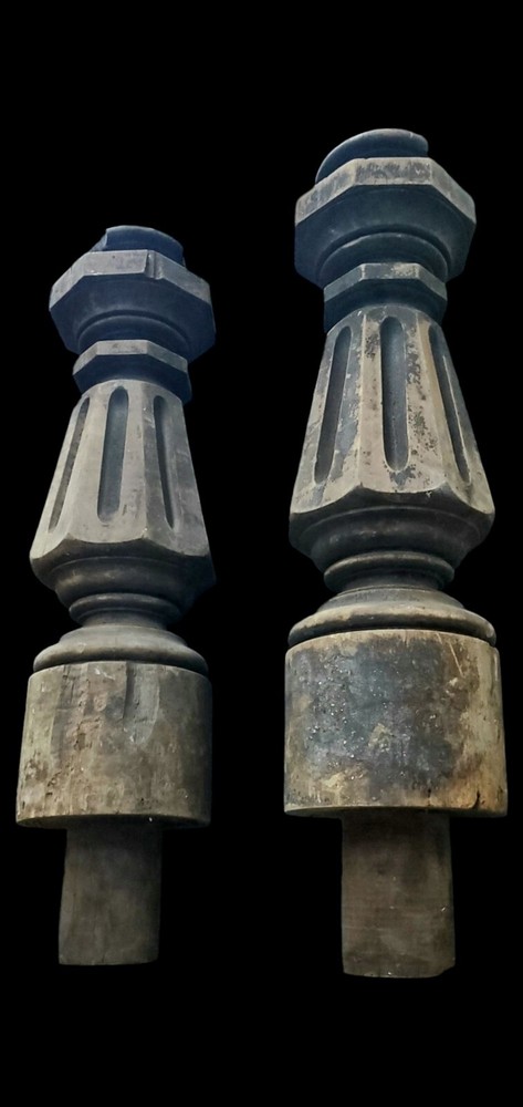 Pair Of Massive Newel Post GAM0238