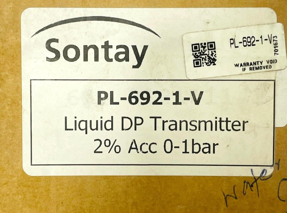 SONTAY PL-692-1-V Differential Pressure Sensor