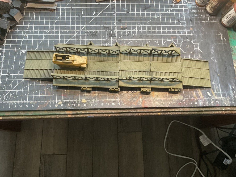 15mm Painted Pontoon Bridge