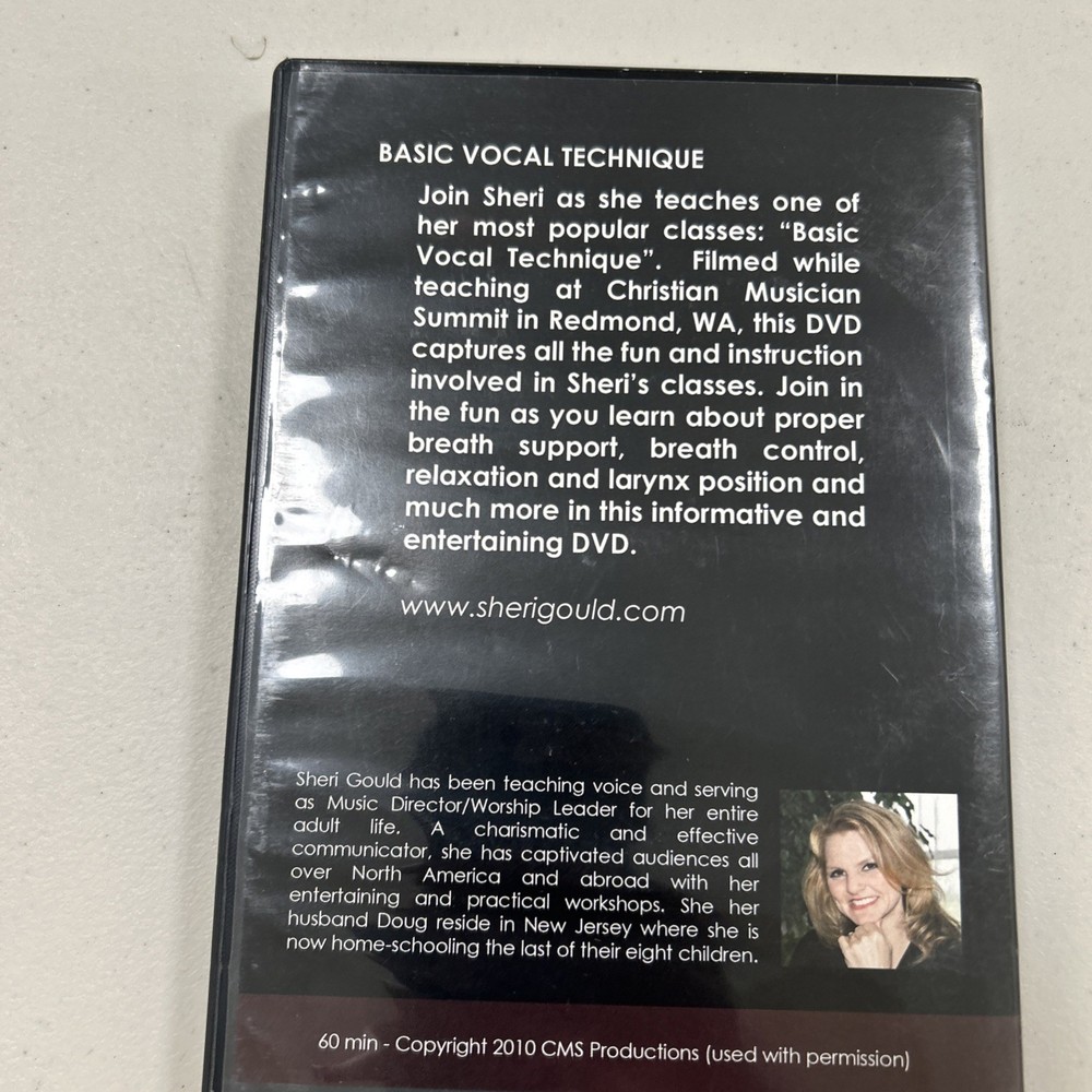 Basic Vocal Technique - Sheri Gould DVD