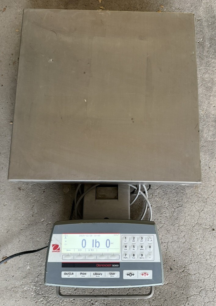 Ohaus TD52P Defender 5000 Digital scale 18x18 platform