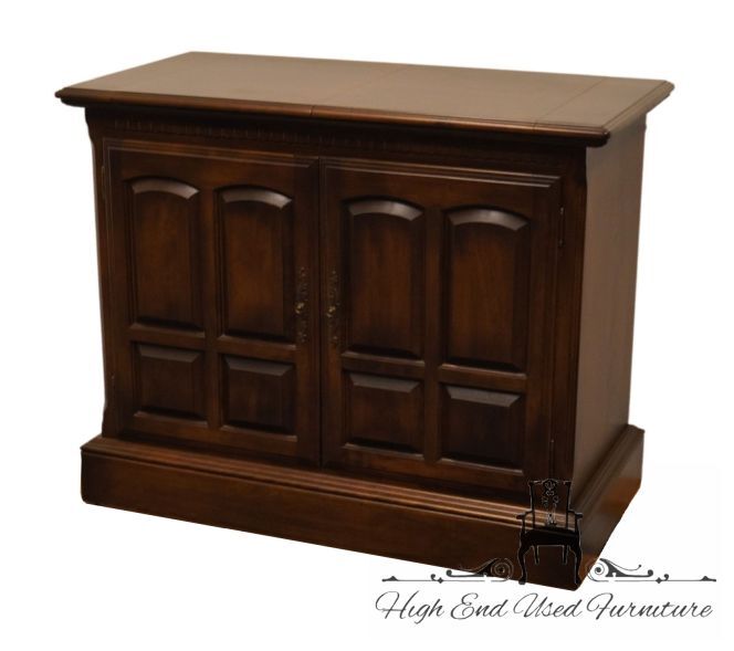 ETHAN ALLEN Classic Manor Solid Maple 63" Flip-Top Server Buffet 15-6015