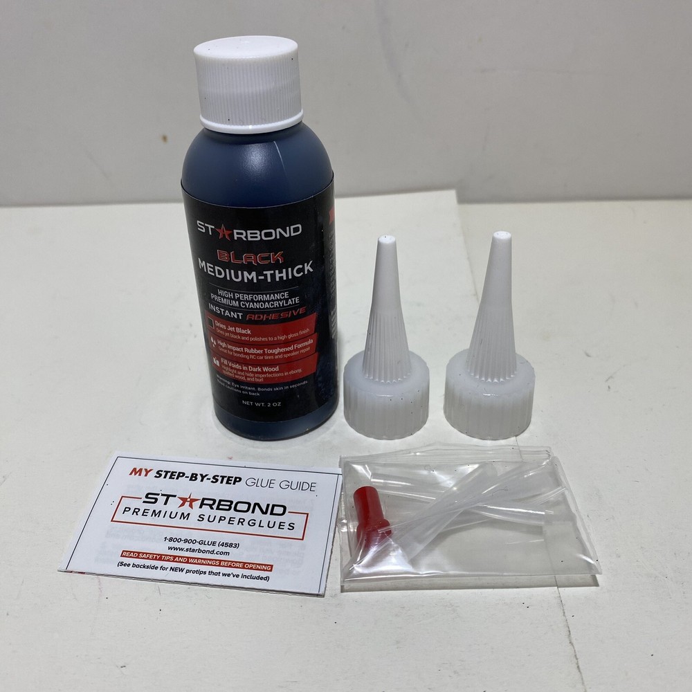 Starbond KBL-500 Black Medium Thick, Premium Rubber