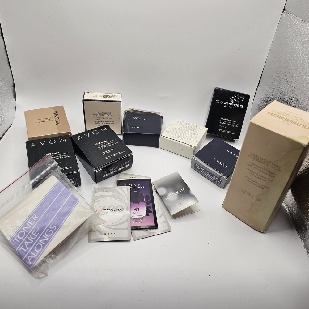 Avon Samples Vintage Miscellaneous Lot Makeup Toner