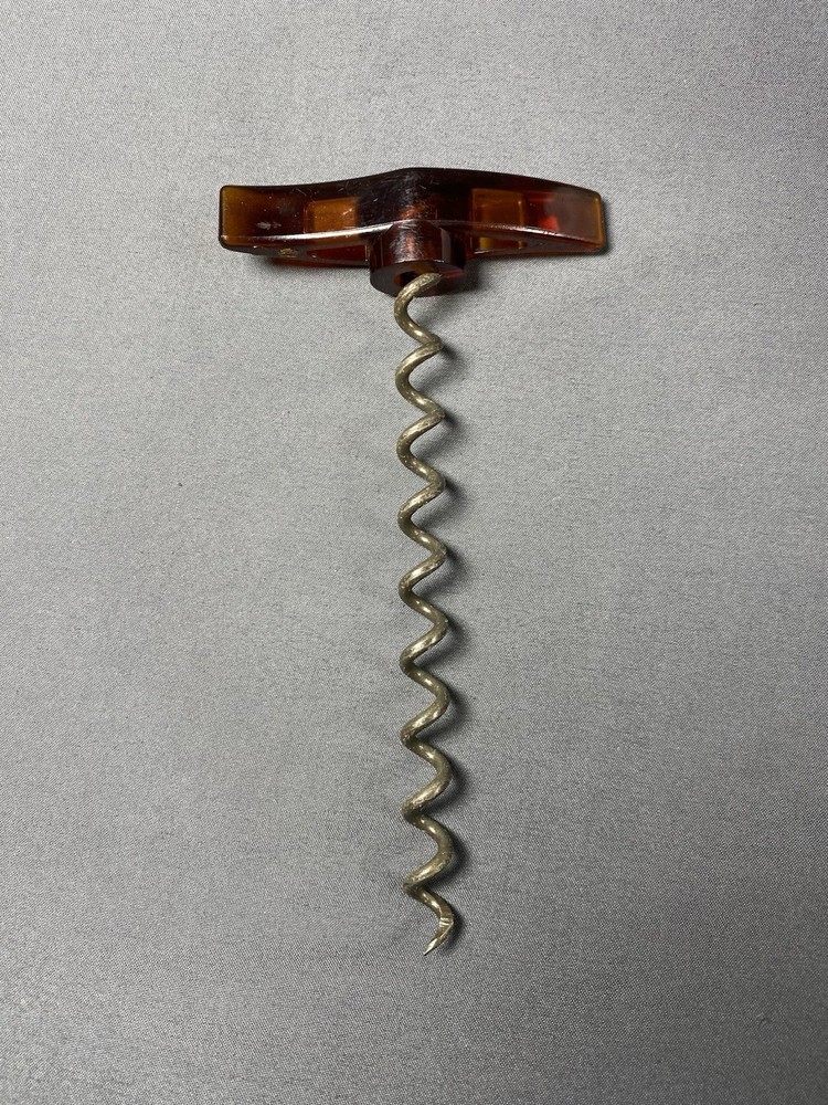 Vintage MCM Bakelite Corkscrew Wine Bottle Opener