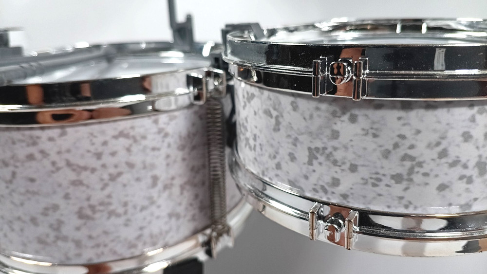 Westminster Desktop Drum Set Silver Color New open Box