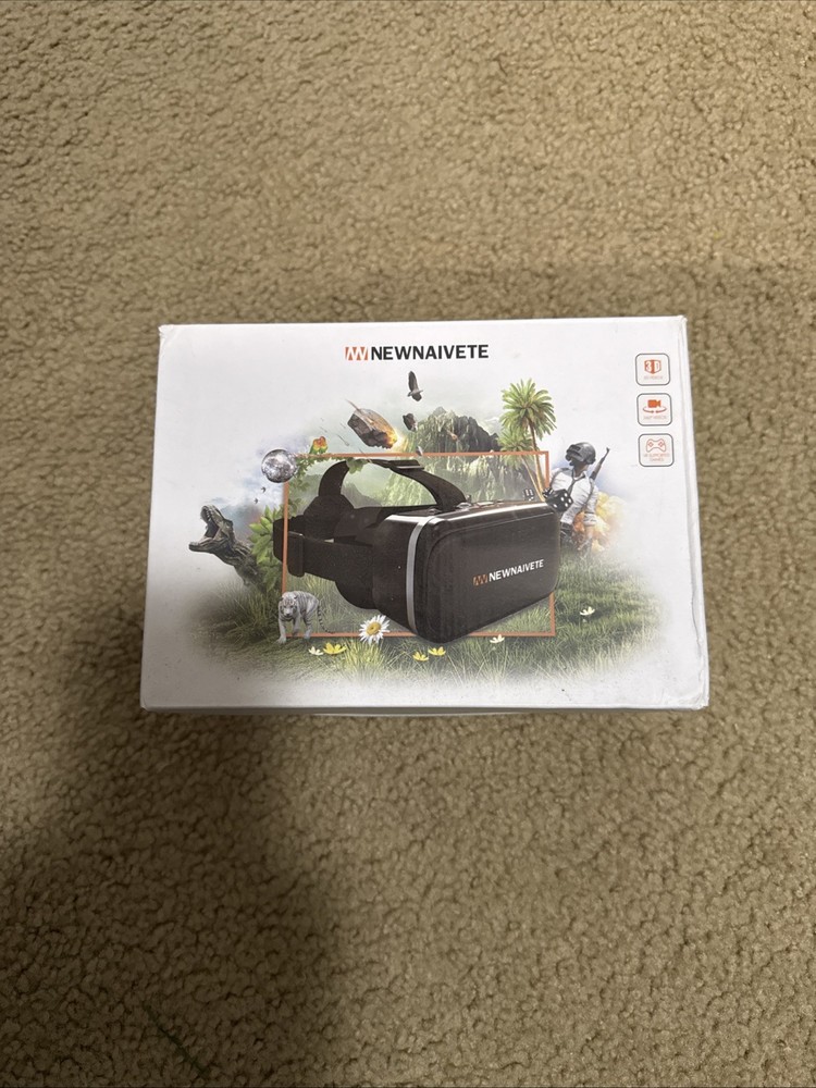 Newnaivete VR Headset for Cell Phone Gaming with Remote Controller