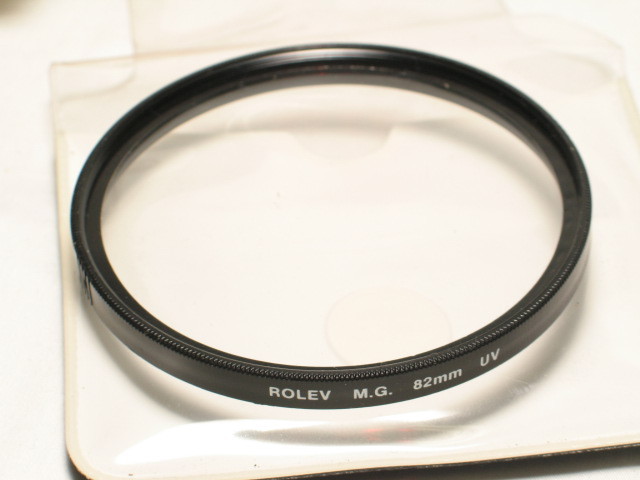 ROLEV 82mm UV FILTER EXCELLENT @