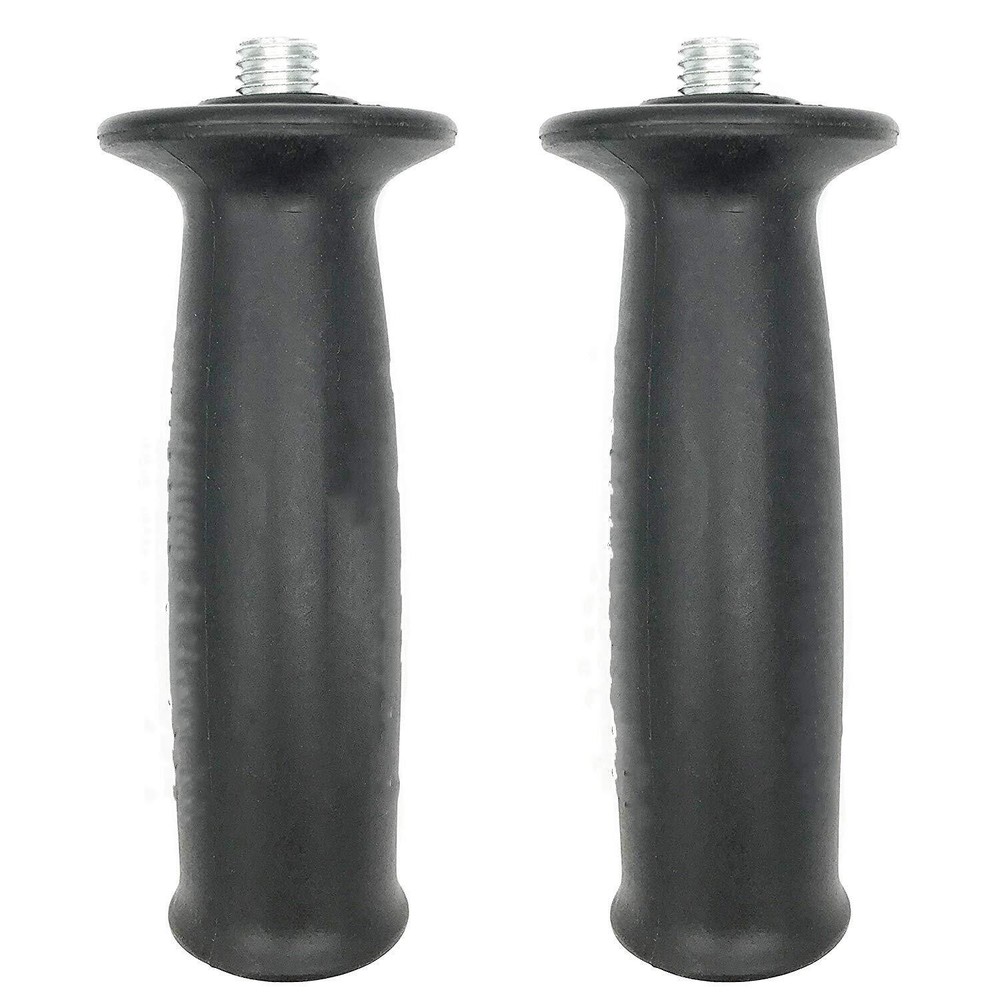 12mm Dia Thread Plastic Angle Grinder Sander Handle Tool Black 2pcs