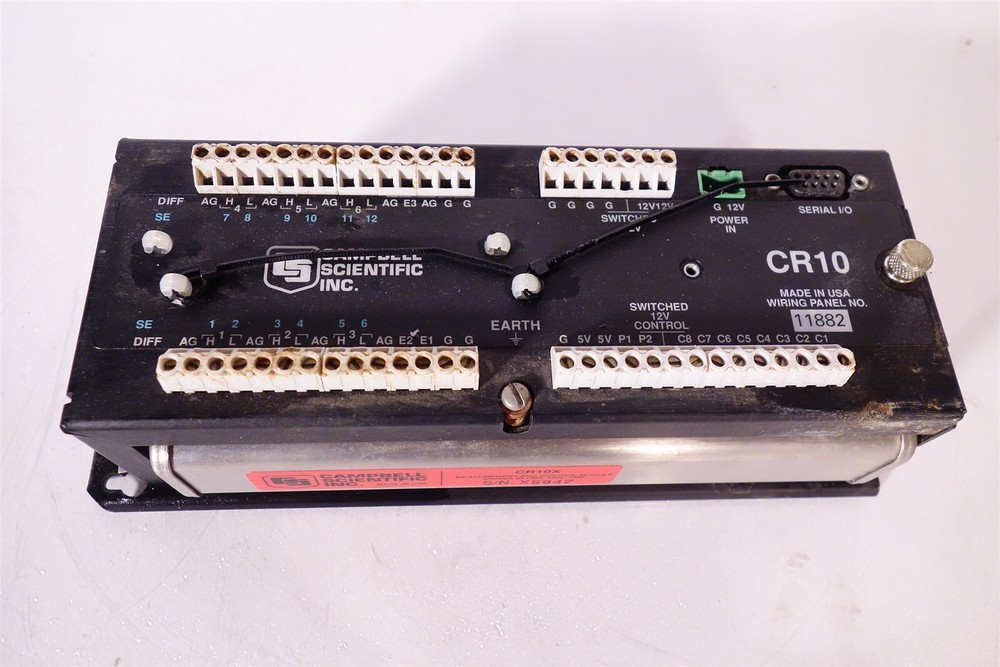 Campbell Scientific CR10X + Wiring Panel