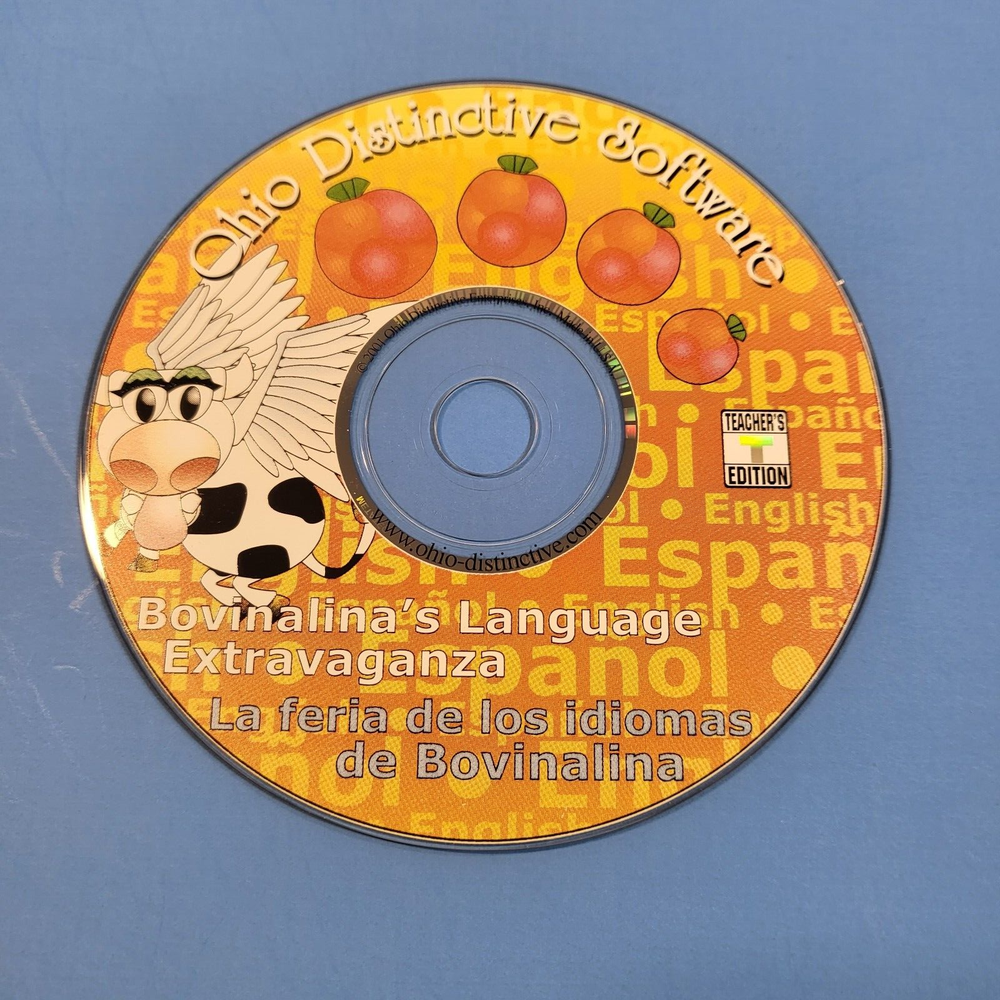 Ohio Distinctive Software Bovinalinas Language 4 Cd Set Teacher Edition 2001