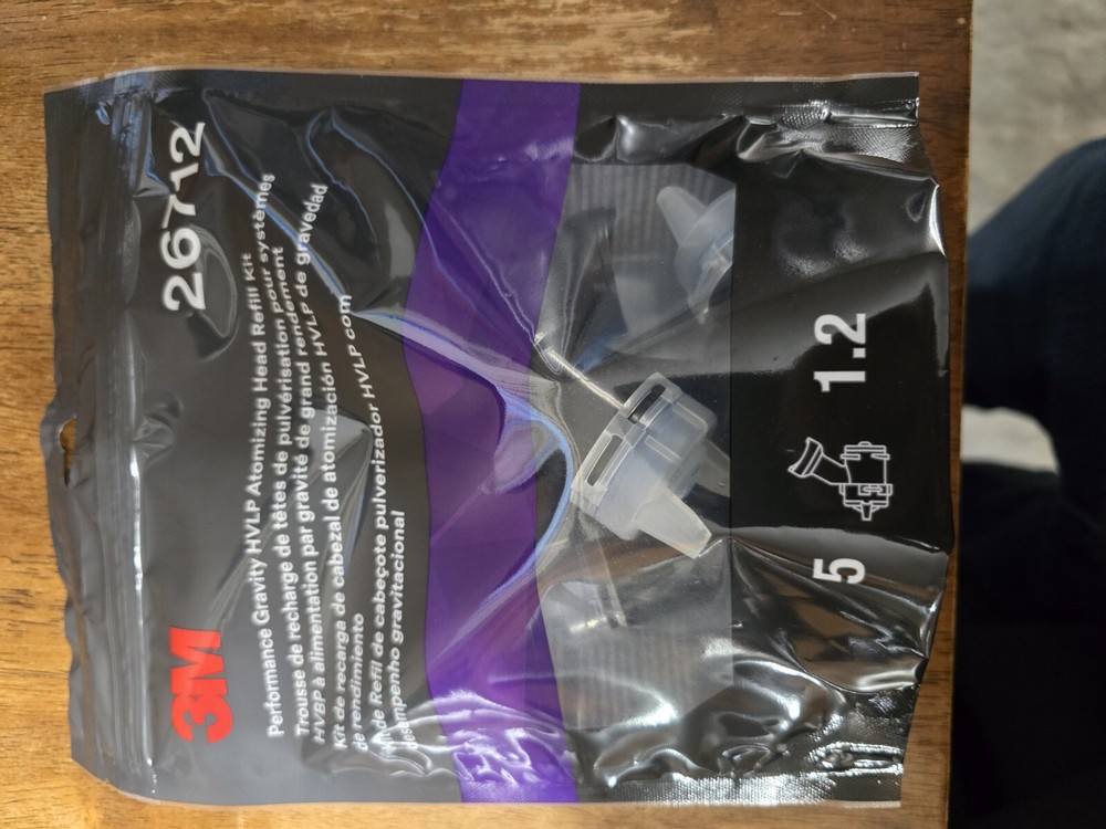 3M Performance Gravity HVLP Atomizing Head Refill Kit - 5 Piece - NEW - You Pick