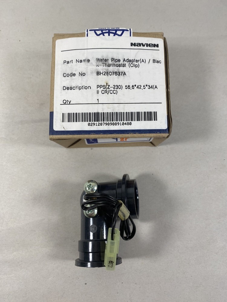 Navien Bh2507637a Water Pipe Adapter A Blac K-thermostat Clip (L-1)