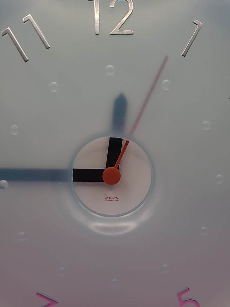 Vintage 90s Michael Graves for Target wall clock 10" Tested