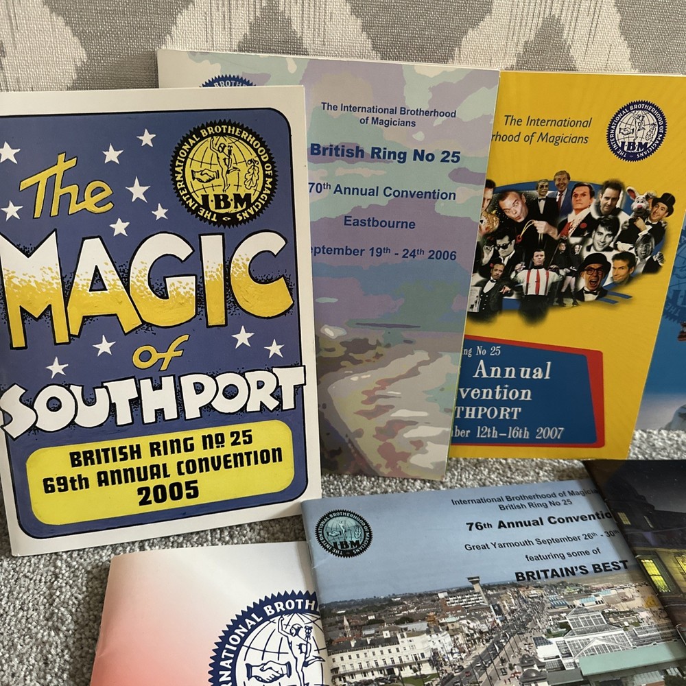 12x IBM magic Convention 2004-2016 Programs