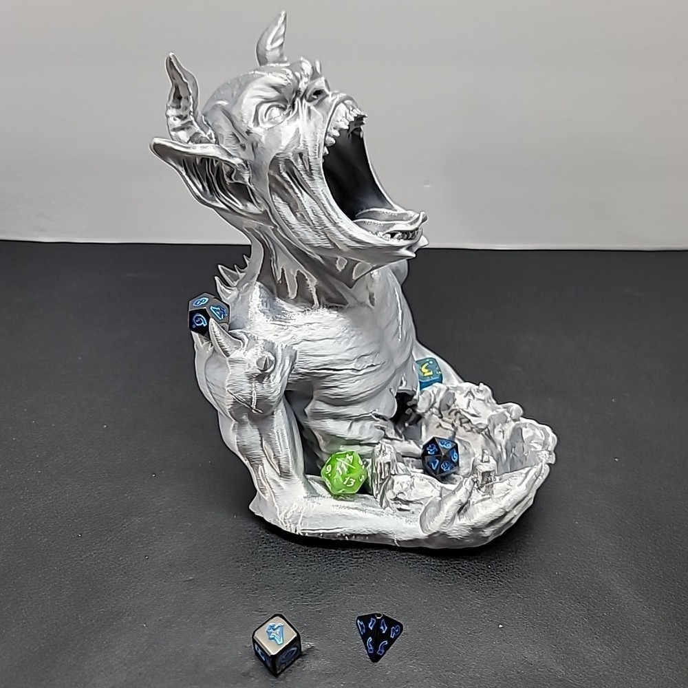 Imp's Hunger Dice Tower - D&D Pathfinder Cthulhu RPG - Gothic Devil Demon DND