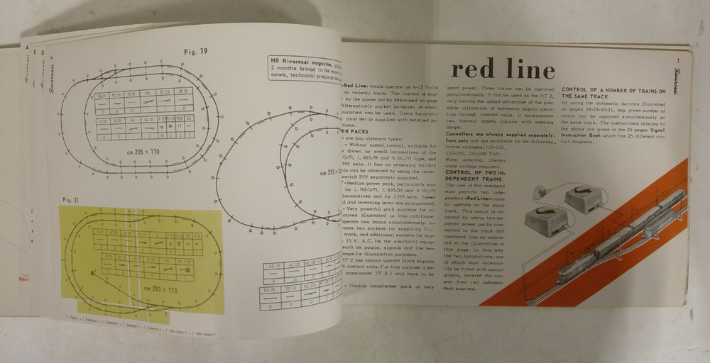 Rivarossi HO Scale 1957 General Catalog