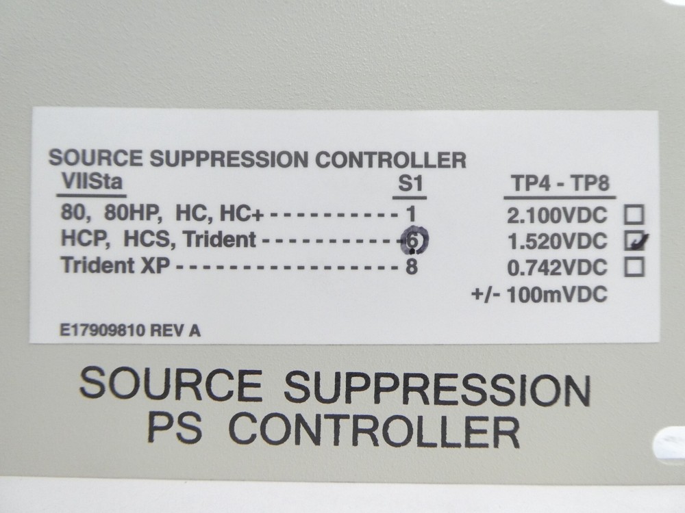 Varian Semiconductor E11320304 Source Suppression Controller VIISta Working