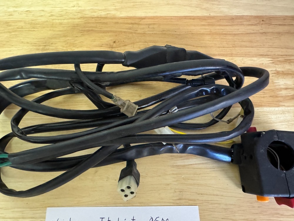 Vintage Italjet OEM Handlebar Switch and Wiring Assembly - Used .