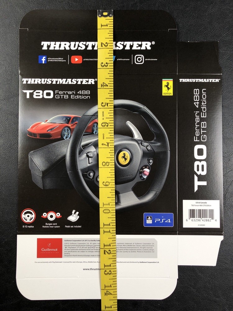 Thrustmaster PlayStation Xbox Wheel & Sticks - Store Use Display Boxes Only