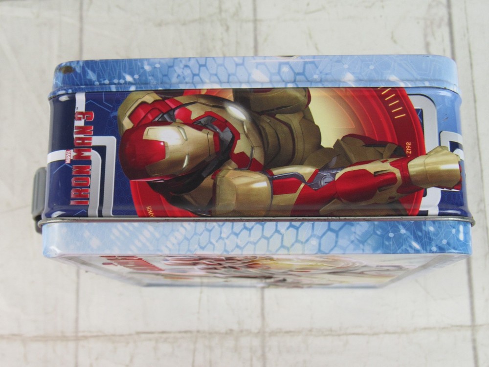 Iron Man 3 Embossed Front Metal Lunch Box (Tin Box Co.)