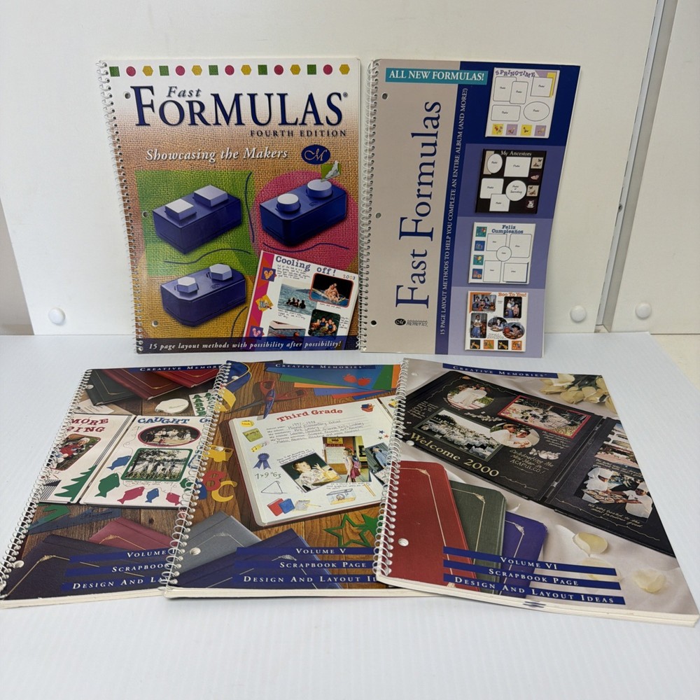 5 Creative Memories Fast Formulas - Layout Methods Ideas Spiral