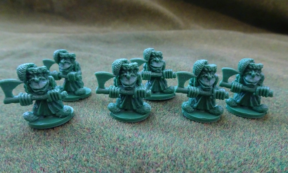 D&D Fantasy Goblins with two handed Axe x6