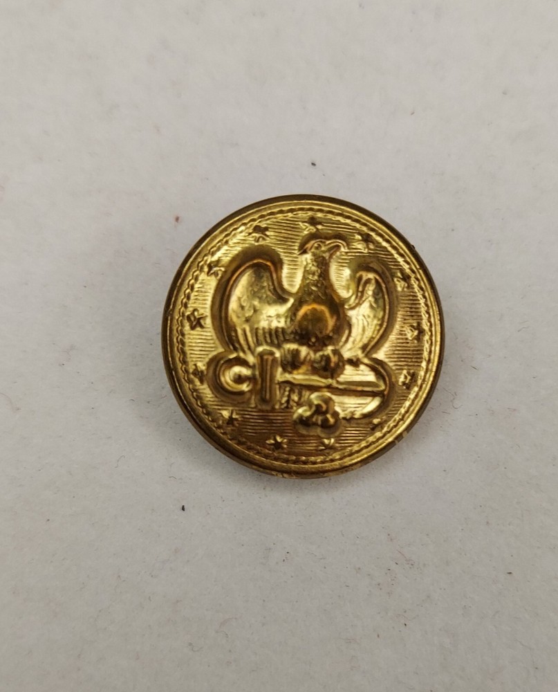 Vintage Military Brass Button