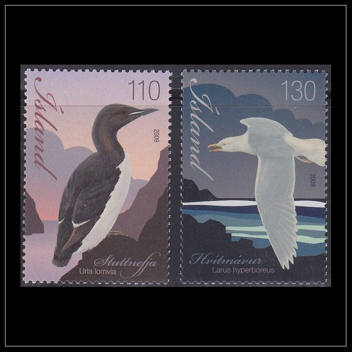 Iceland - 2009 (1179-1180) Birds