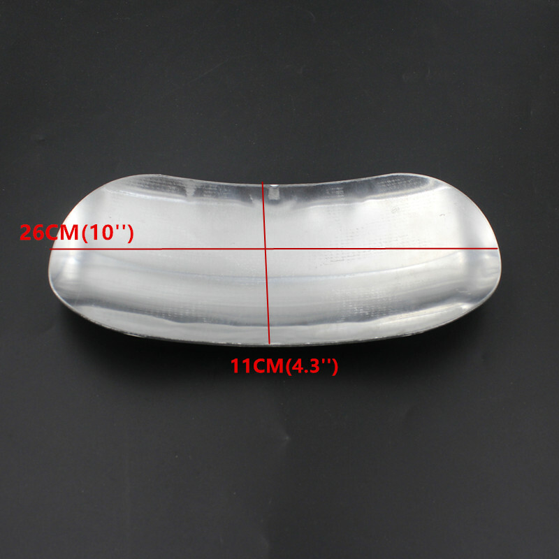 Universal Motorcycle Silver Wheel Protector Short Front Fender Mudguard Fairing
