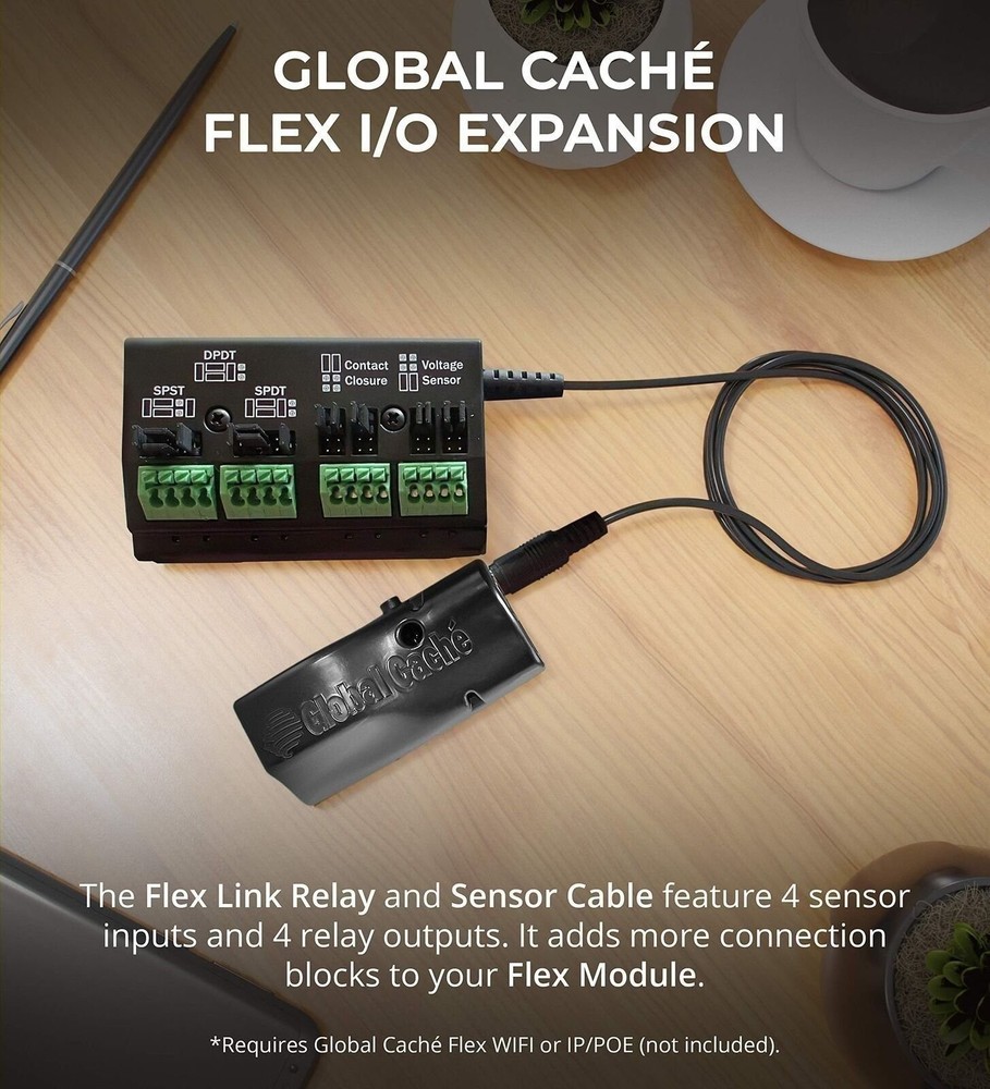 Global Cache FLC-RS Flex Link Relay and Sensor Cable for iTach Flex