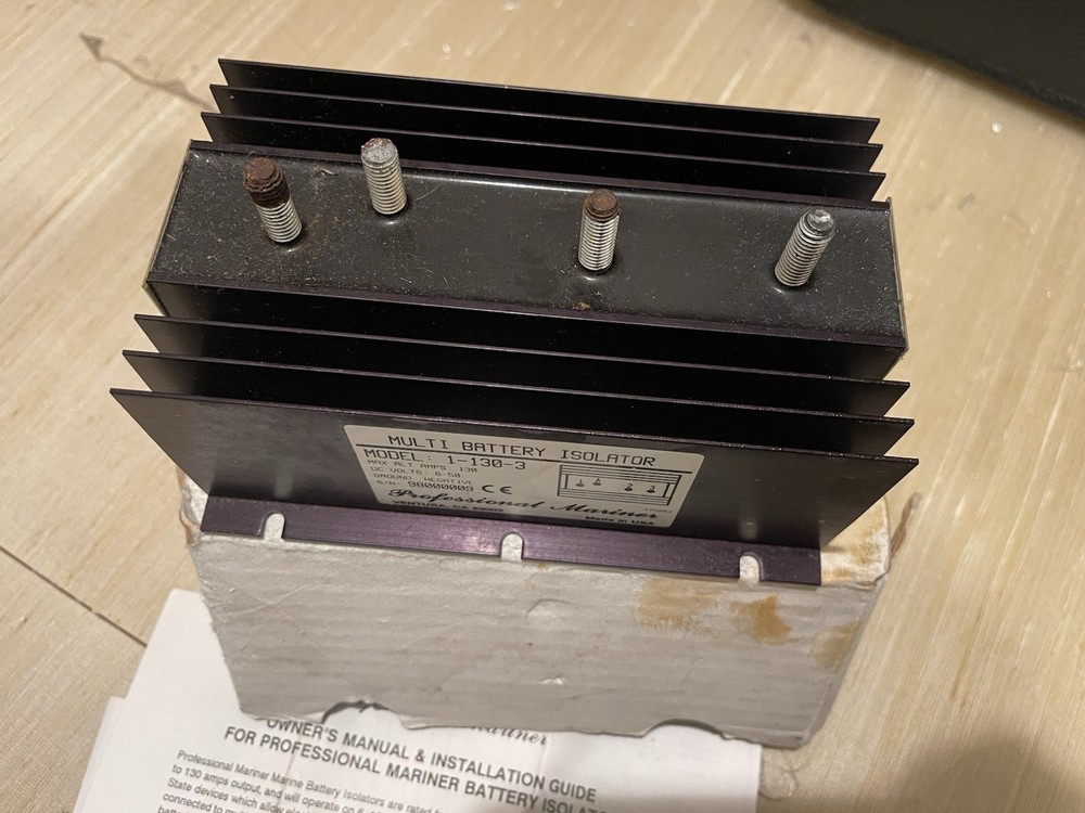 ProMariner Multi Battery Isolator, 130A, Model 1-130-3