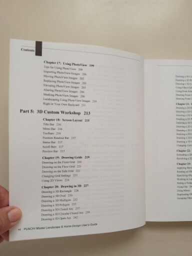 Punch Software Master Landscape Pro Home Design User's Guide Manual Only