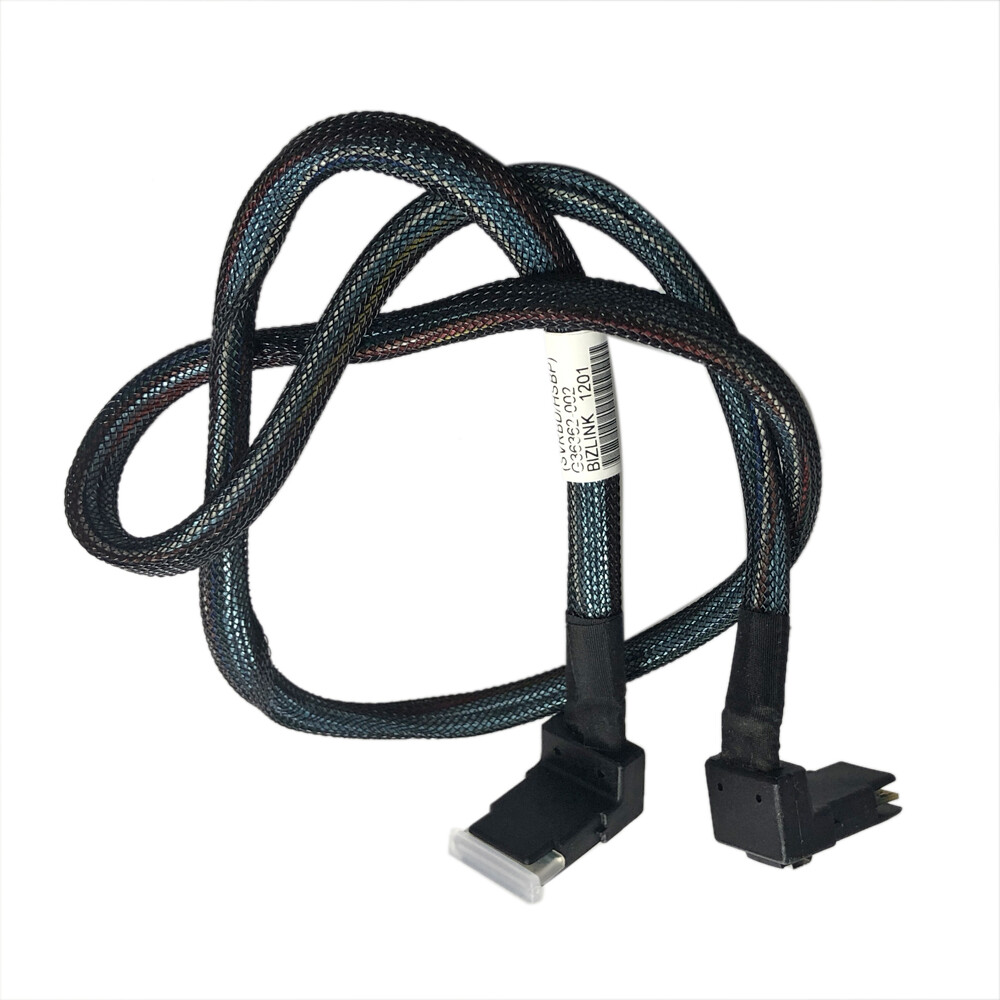 2PCS Mini SAS Cable for Intel Right Angle Mini SFF-8087 to SFF-8087 G36363-002