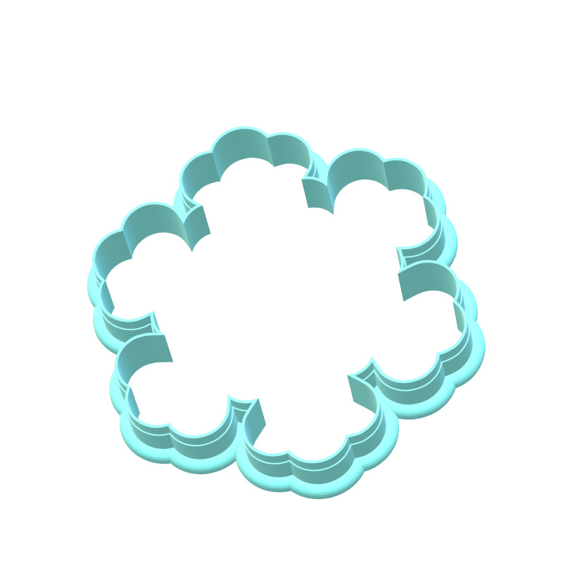Pink Snowflake Cookie Cutters