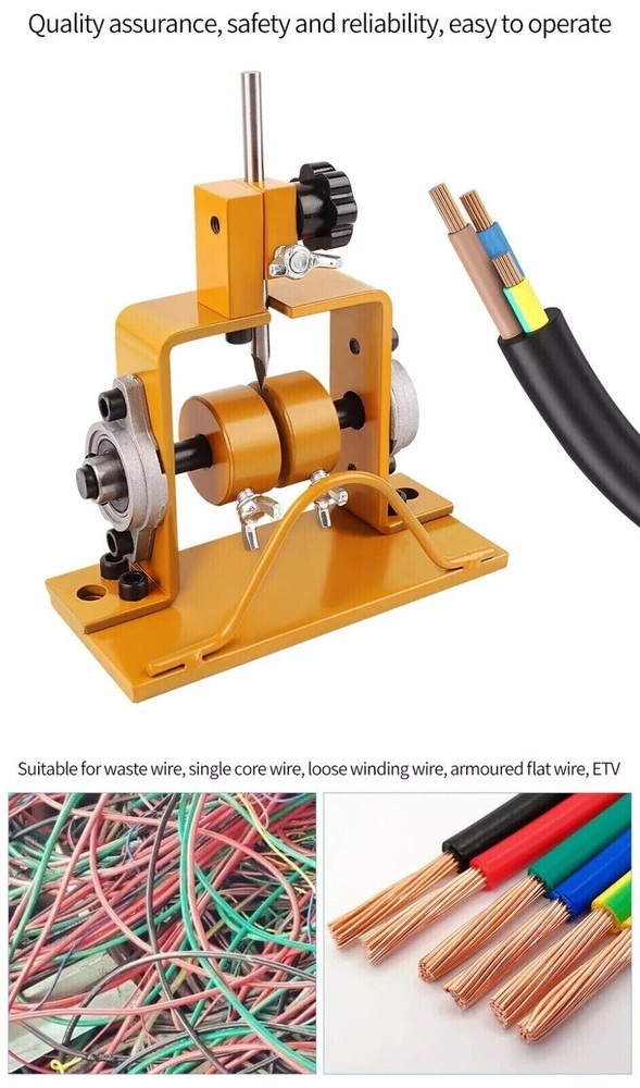 Cable Stripper Copper Wire Stripper Stripping Machine Copper Recycle Tool Manual