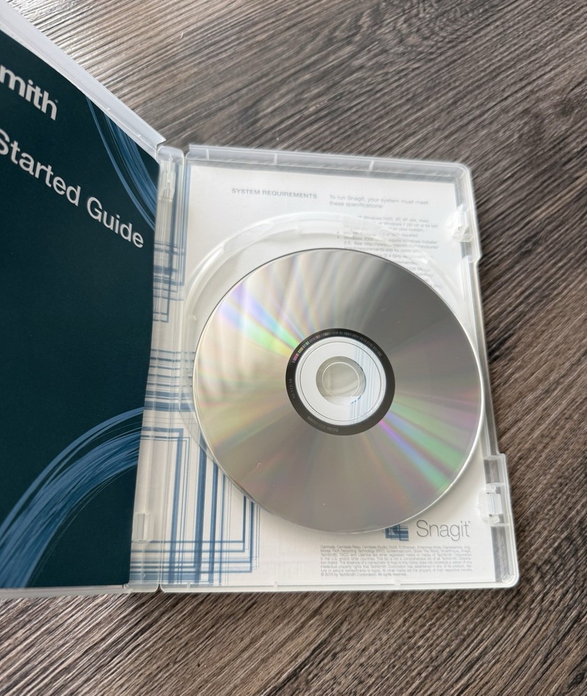 Snagit Ver. 9.1 Software TechSmith Complete