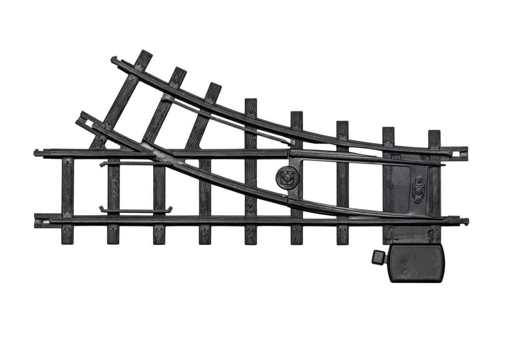 Lionel Ready-to-Play Left & Right-Hand Interchange Model Train 2-Piece, Black